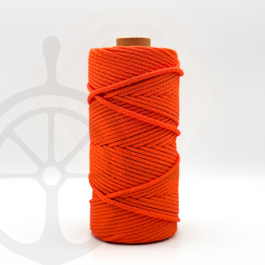 Fio Náutico Tubular Laranja - 3mm