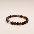 Pulseira Olho-de-tigre Castanho