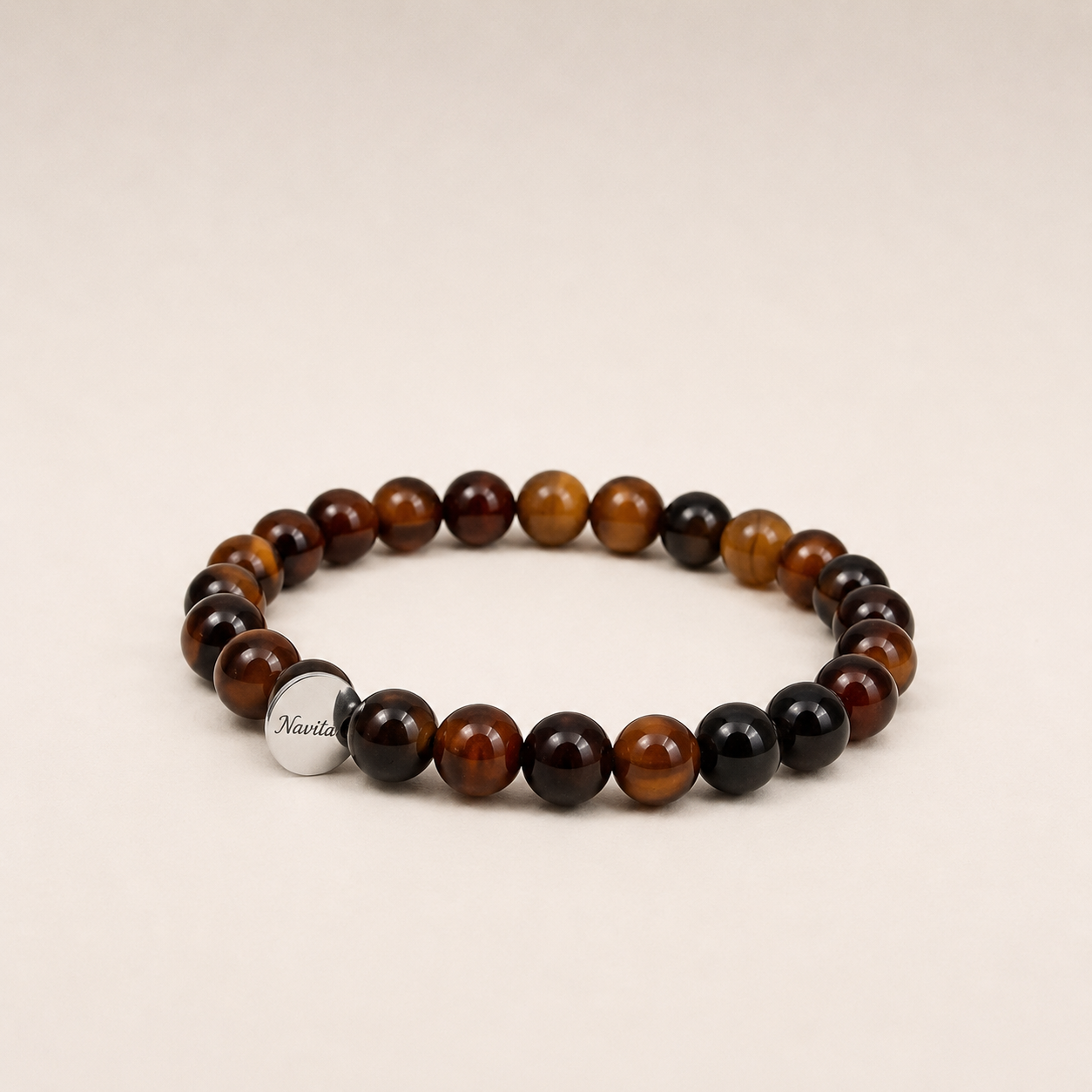 Pulseira Olho-de-tigre Castanho