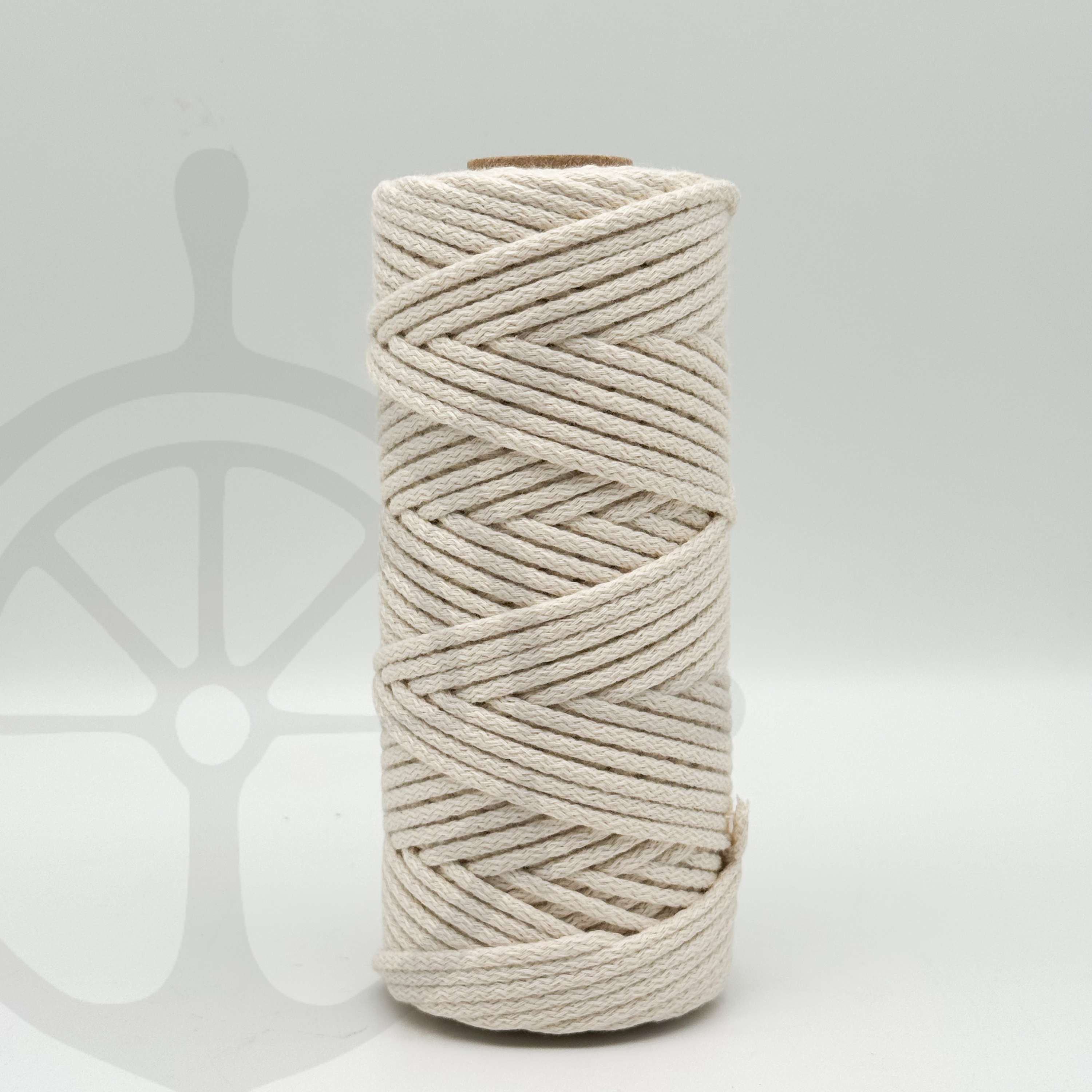 Fio Algodão Tricotado Natural - 3mm [OPORTUNIDADE]