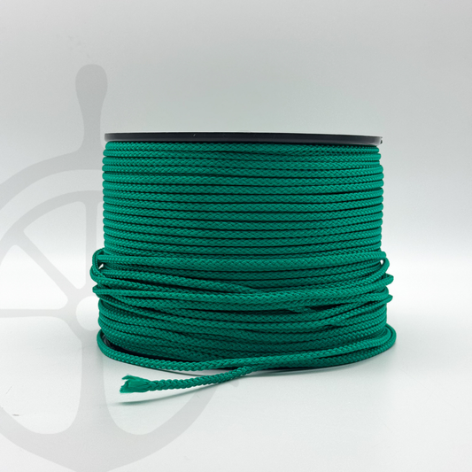Cabo Náutico Paralelo Verde Esmeralda - 3mm [OPORTUNIDADE]