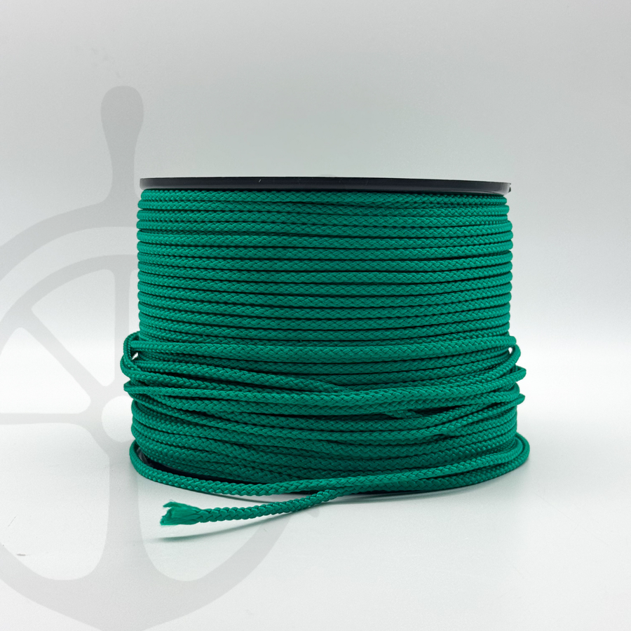 Emerald Green Parallel Nautical Rope - 3mm
