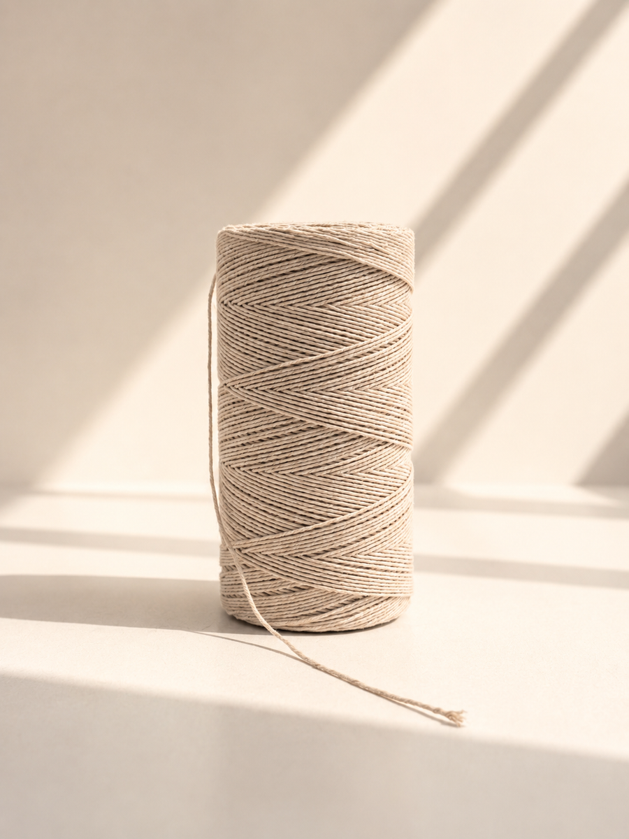 Linen/Cotton/Lurex Strand - 3mm