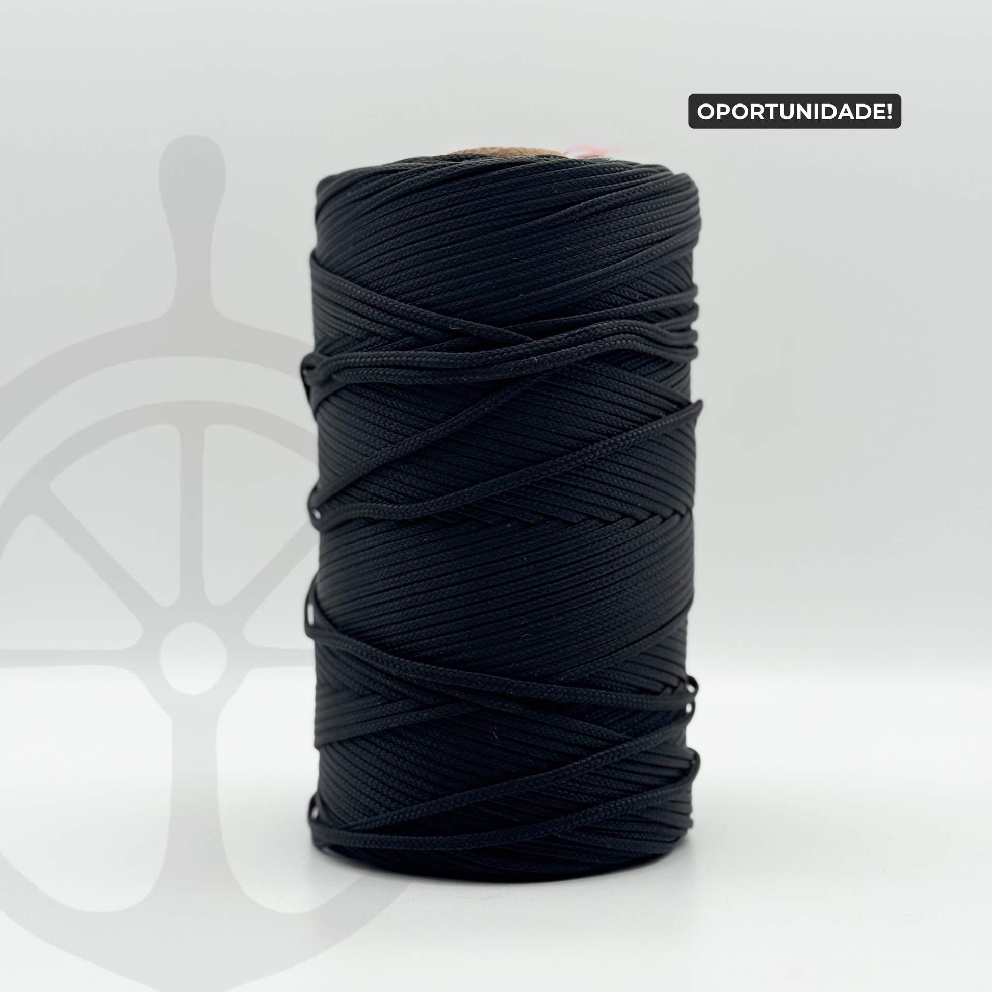 Fio Náutico Preto - 2mm