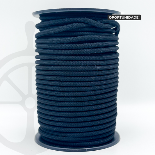 Cabo Náutico com alma Preto - 8mm