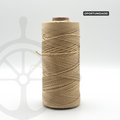 Hilo Náutico Trenzado Beige Dorado - 1.5mm [OPORTUNIDAD]