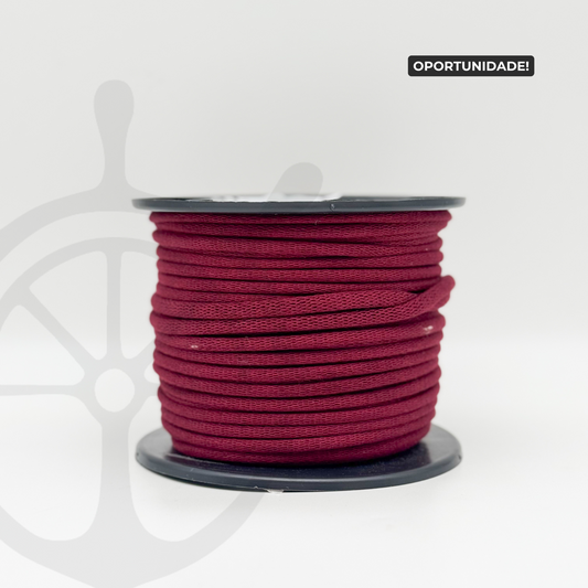 Fio Tricotado 100% Algodão Bordeaux - 6mm