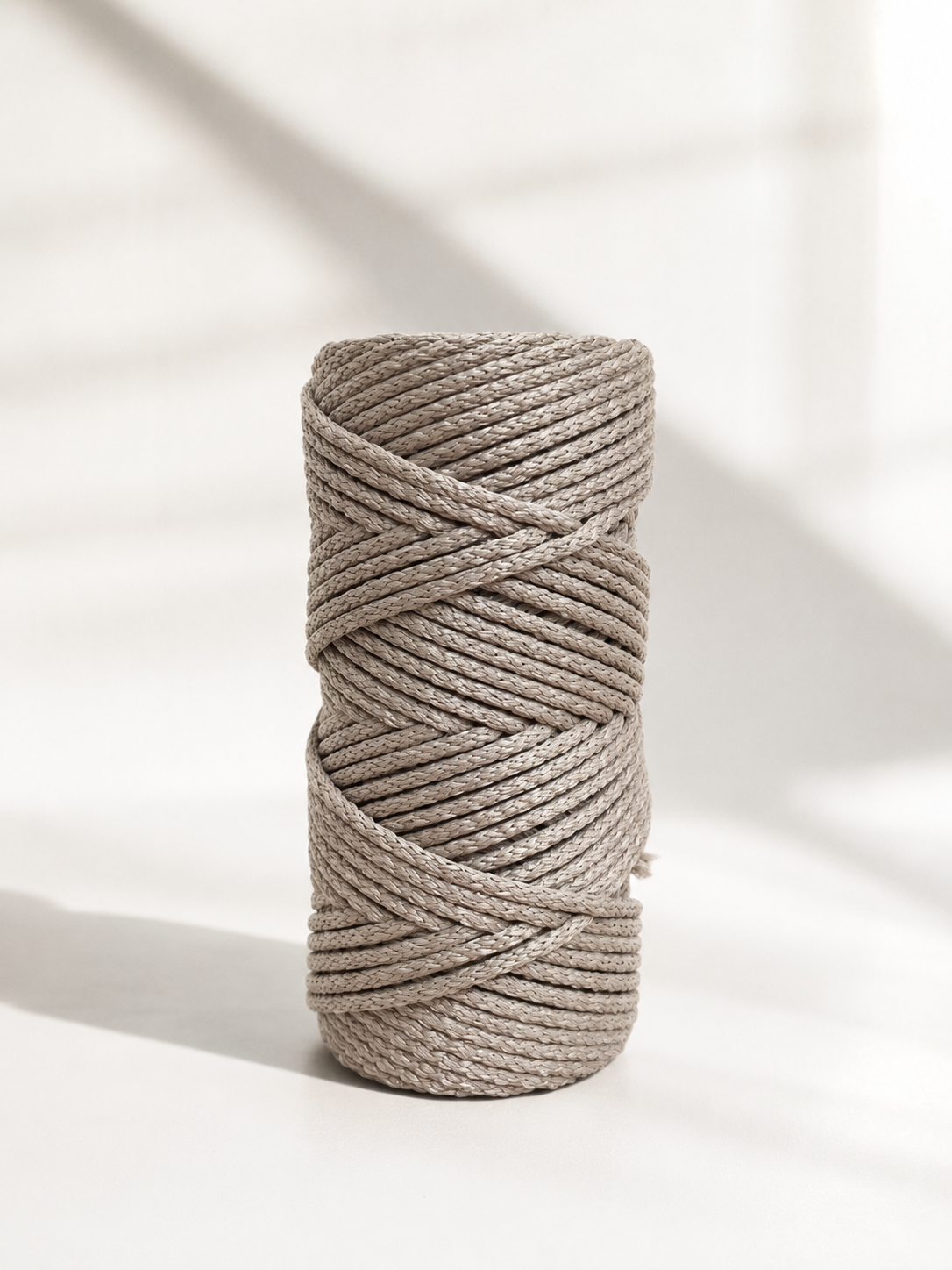 Hilo Náutico Tubular Taupe Mate - 3mm [OPORTUNIDADE]