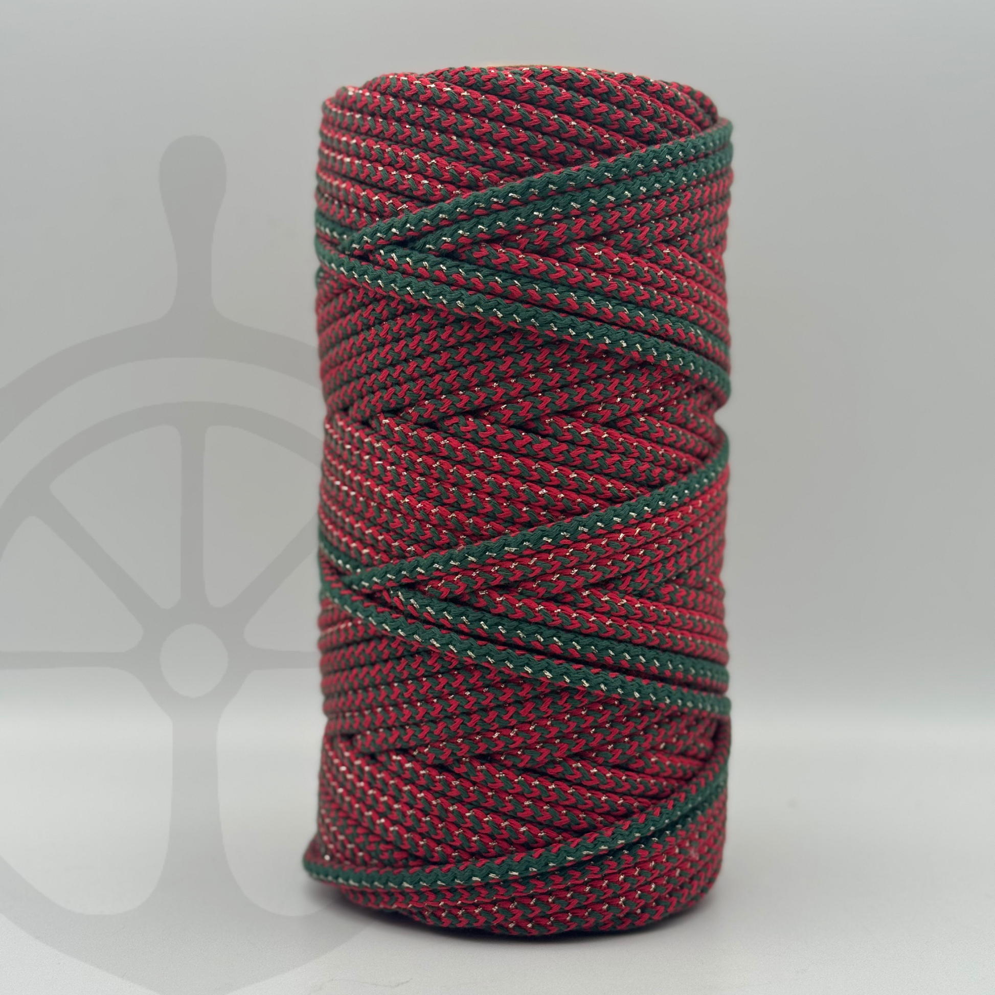 Fio Tricotado com Alma 100% Algodão Shine Edition - 5mm