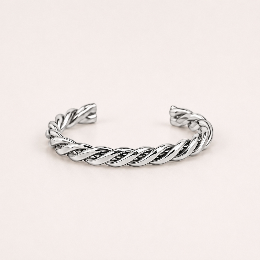 Silver Twist Bracelet