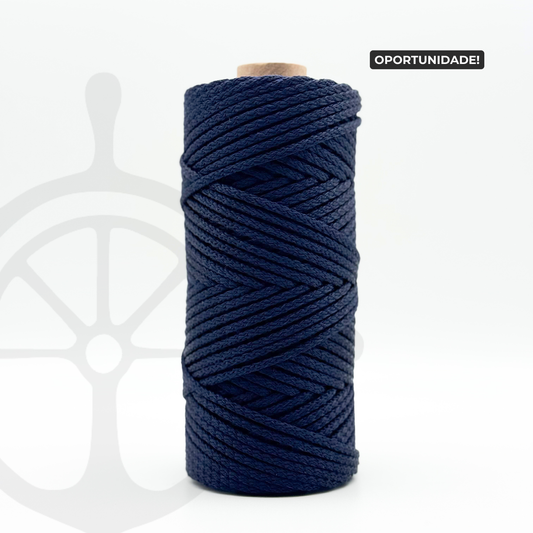 Fio Náutico Tubular Azul Marinho - 3mm