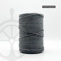 Hilo trenzado de algodón gris oscuro - 3mm [OFERTA]