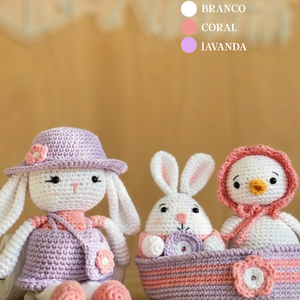 Kit Amigurumi Jardim de Primavera - (Iniciante ao Avançado)