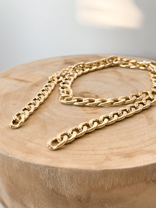 Alça Metálica Dourada 1mt