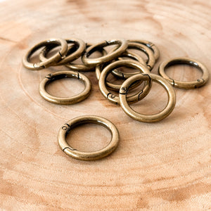 Argolas Metal Acobreado 3cm