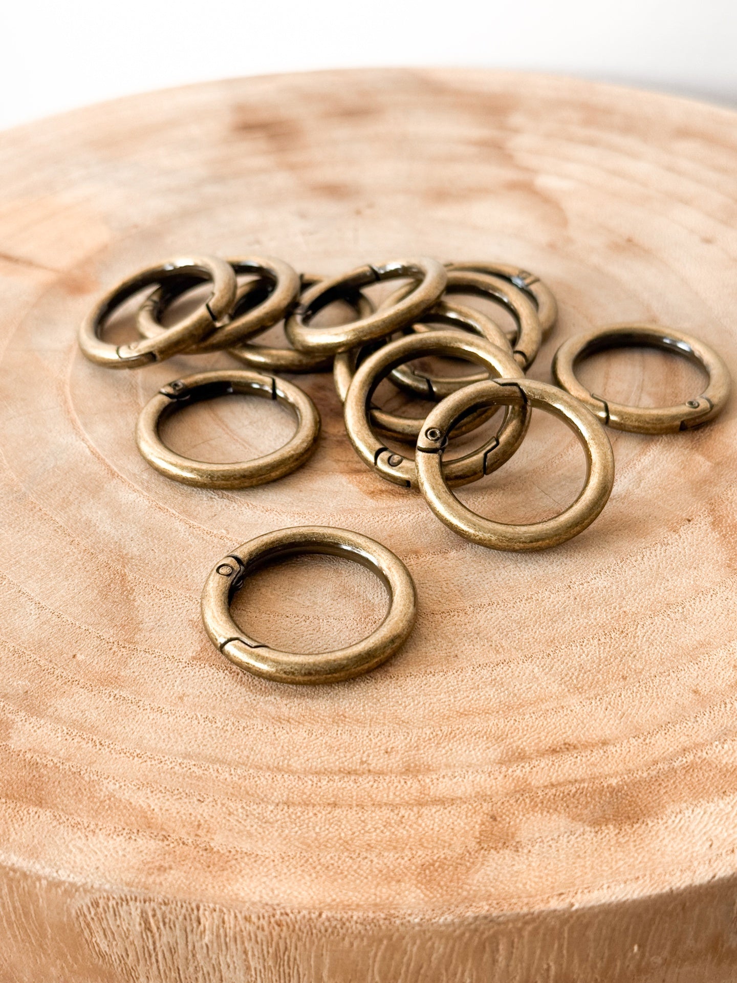 Argolas Metal Acobreado 3cm