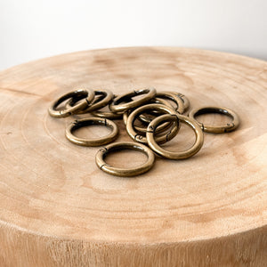 Argolas Metal Acobreado 3cm