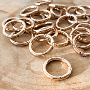 Gold Metal Hoops 3cm
