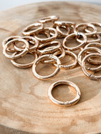 Argolas Metal Dourado 3cm