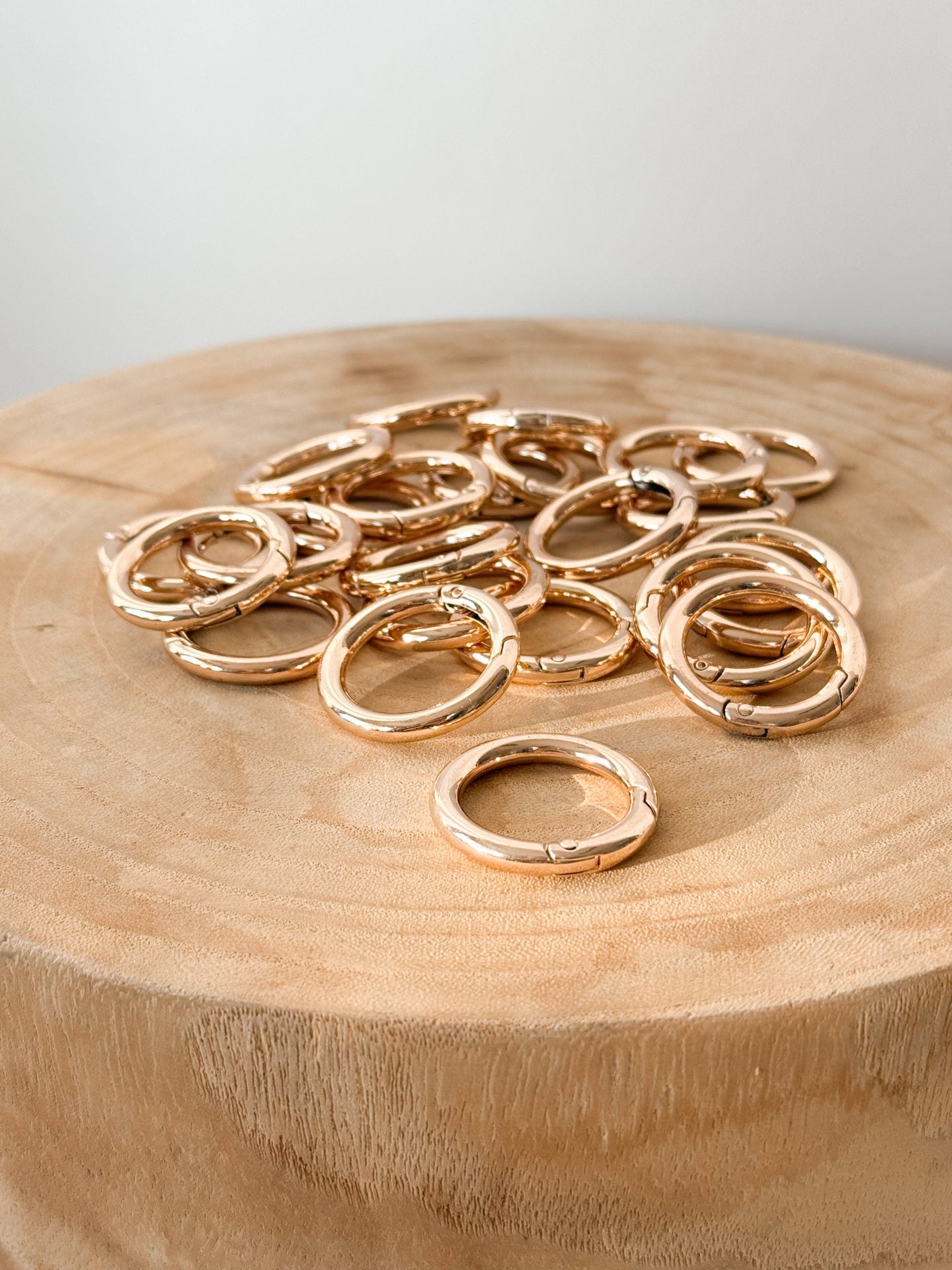 Gold Metal Hoops 3cm