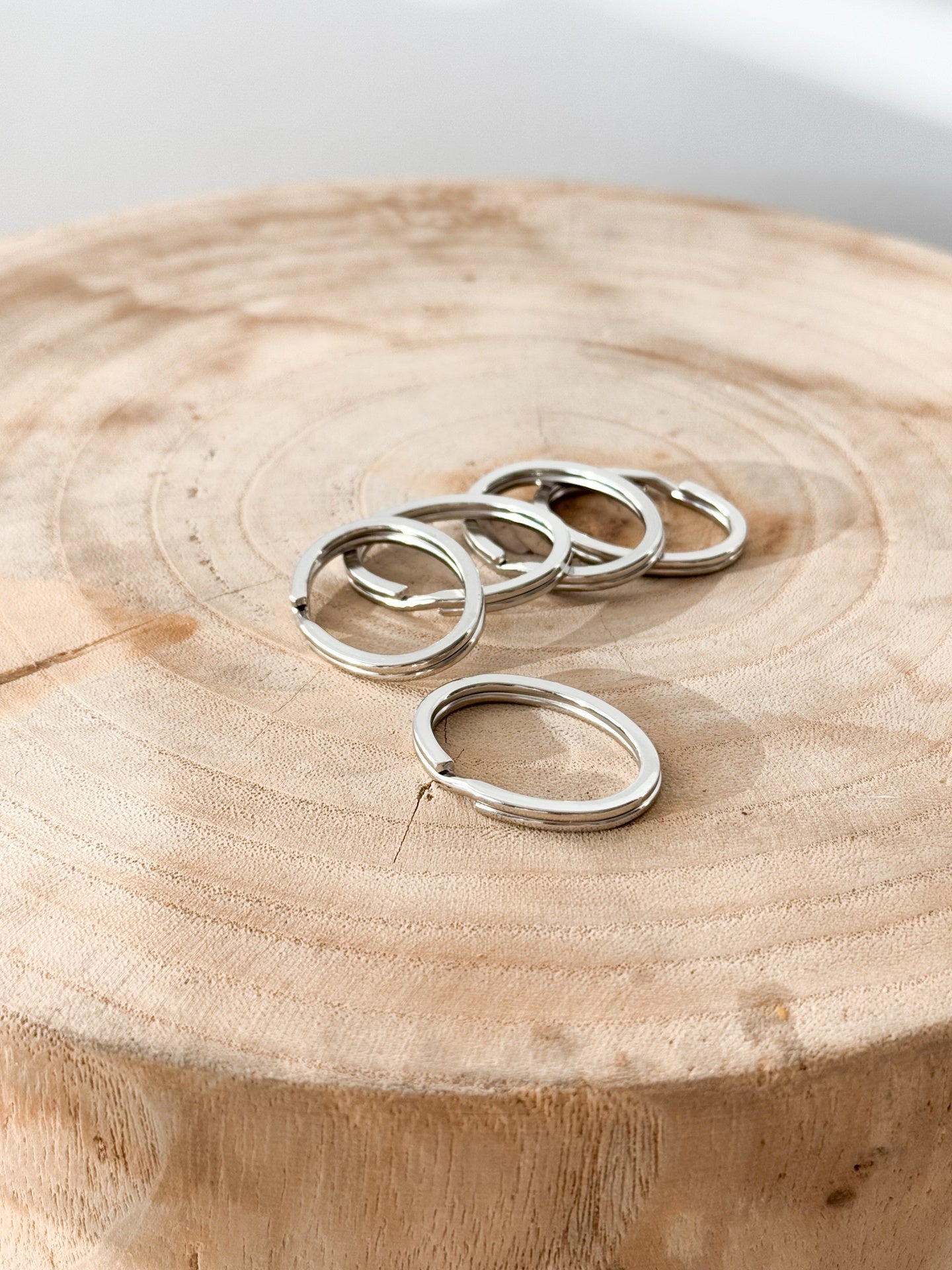 Argolas Porta-chaves Prata 3.5cm