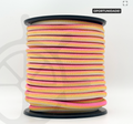 Corda Náutica Tubular Mix Pérola/Amarelo/Rosa - 12mm [OPORTUNIDADE]
