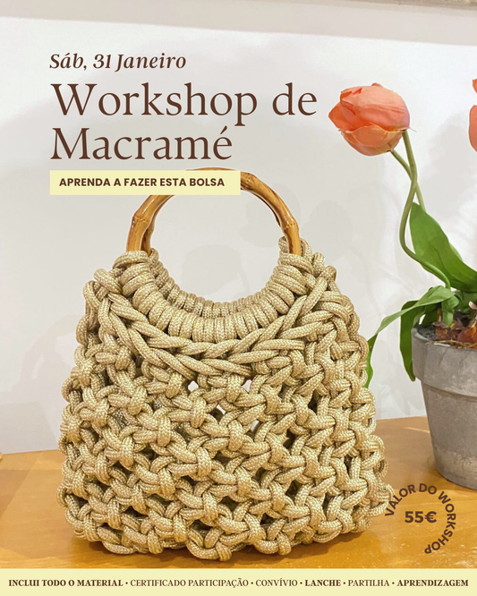 Workshop de Macramé | 31 Janeiro 2026