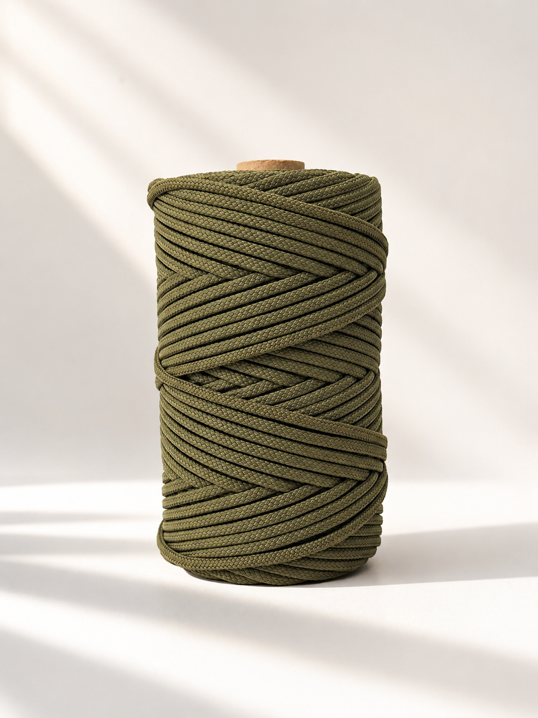 Fio Náutico Entrançado Verde Militar - 4mm [OPORTUNIDADE]