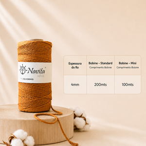 4mm Cotton Wick