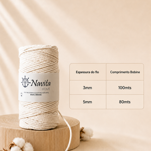 Natural Cotton Knitted Yarn