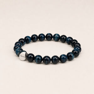 Pulseira Olho-de-tigre Azul