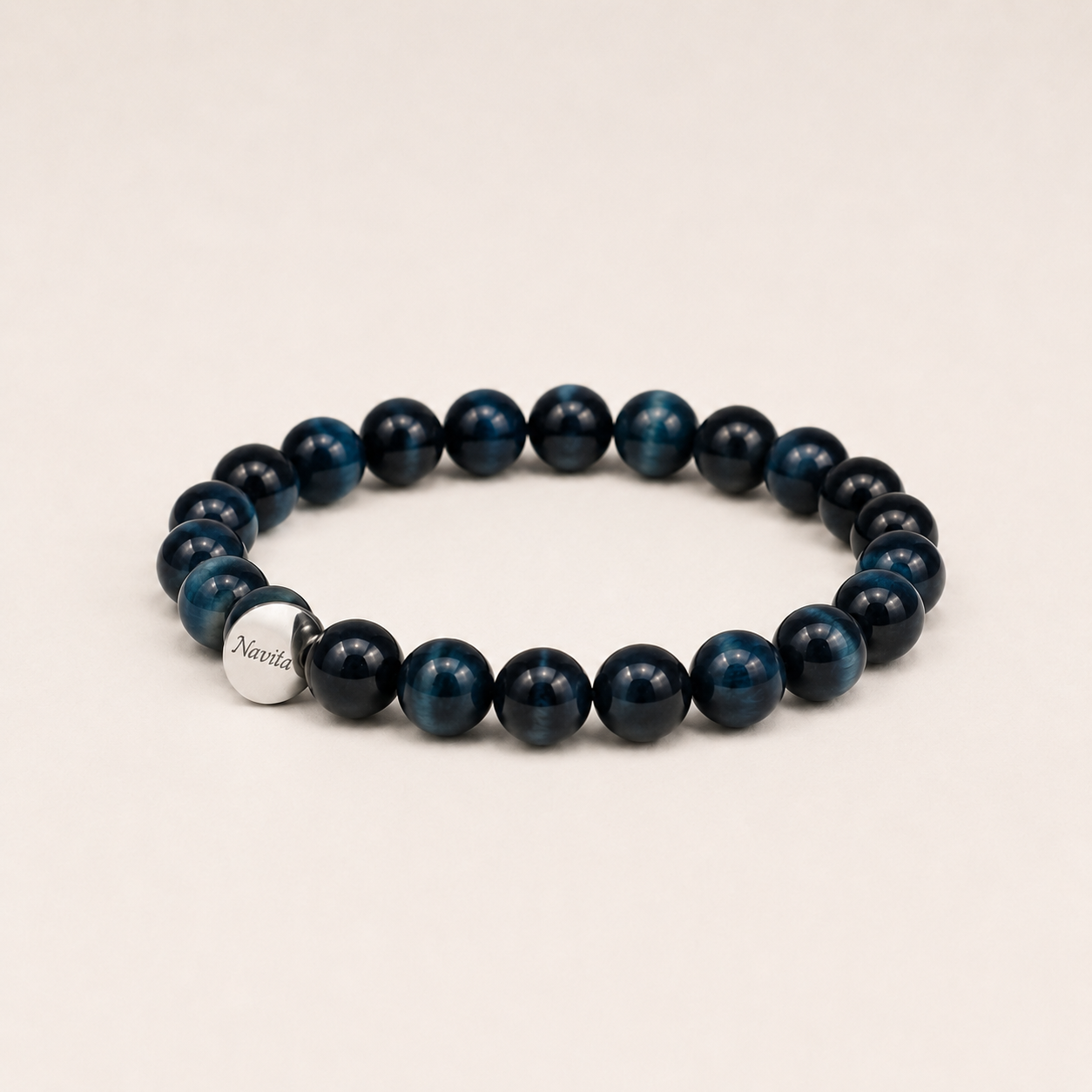 Pulseira Olho-de-tigre Azul