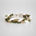  Olive Green/Beige/White