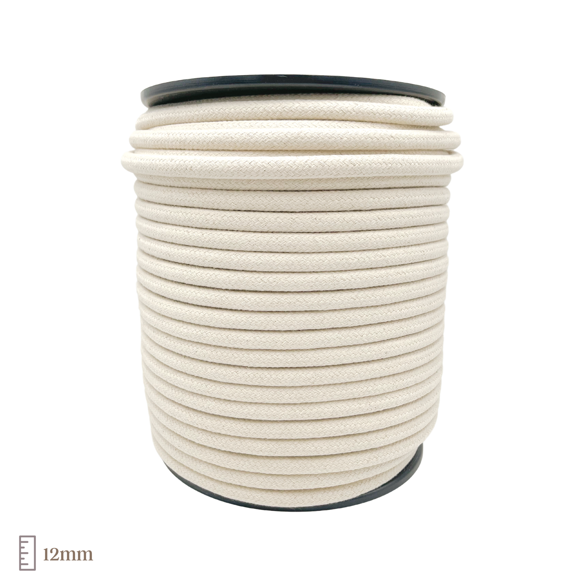 Natural Cotton Braided Rope with Core 