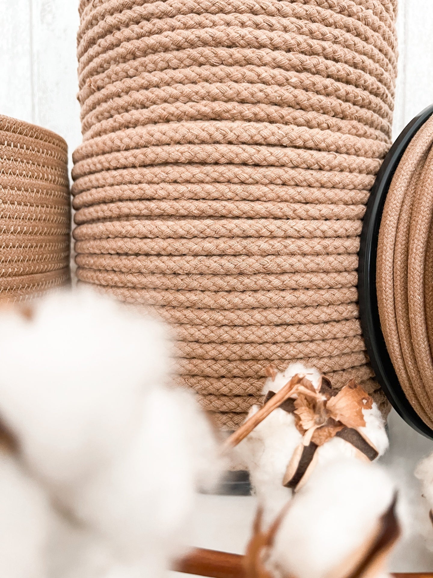 Cotton Braided Rope Without Soul [Colors]