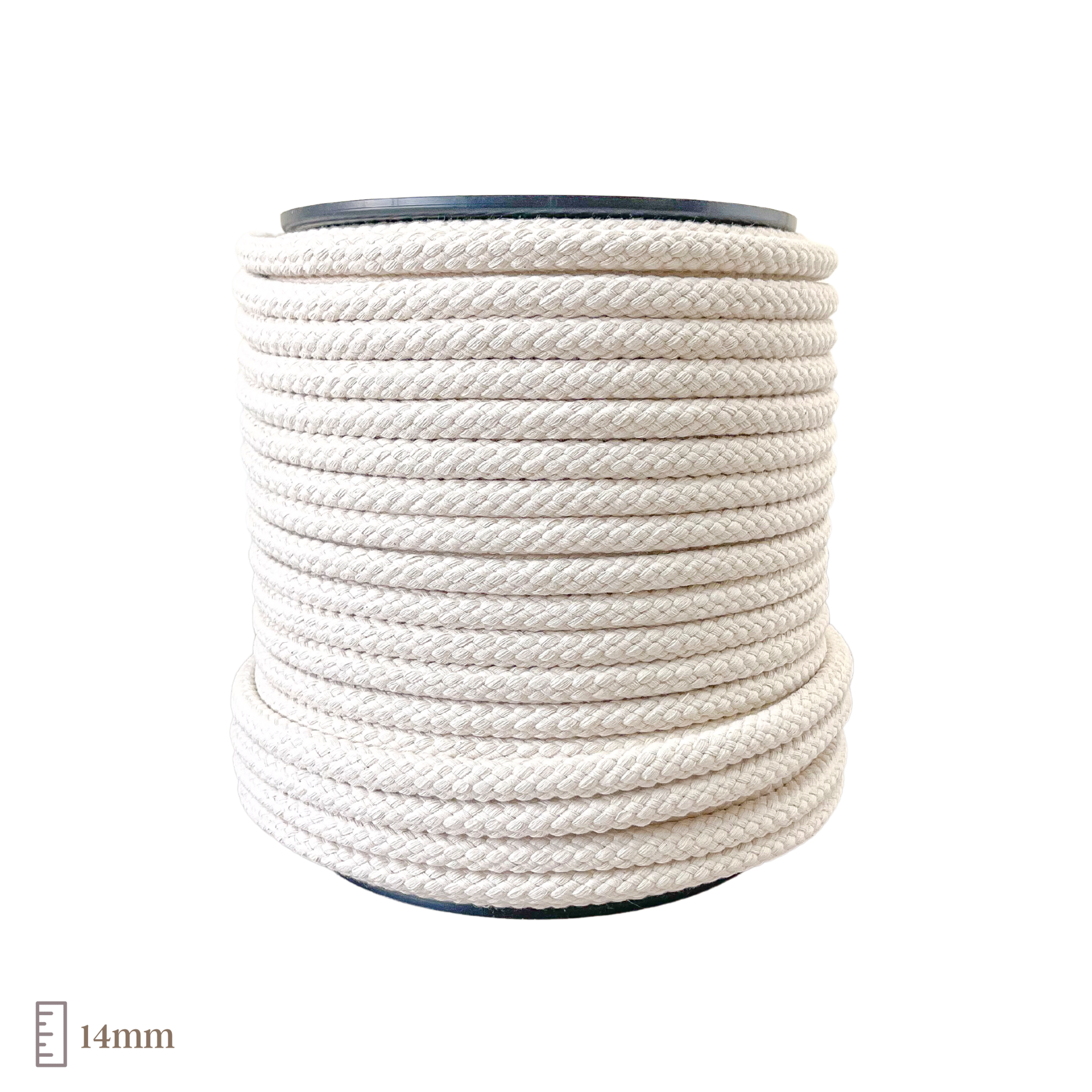 Braided Natural Cotton Rope without core