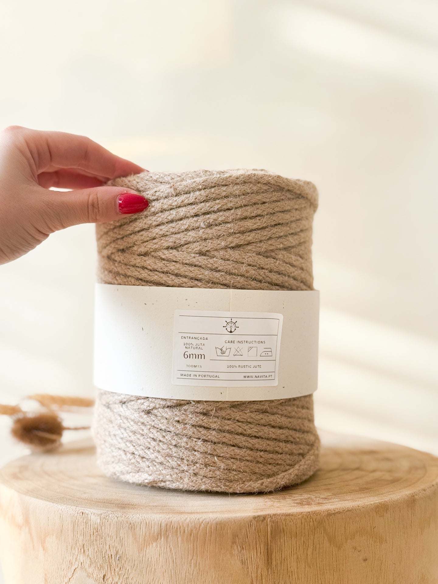 Corda Entrançada 100% Juta