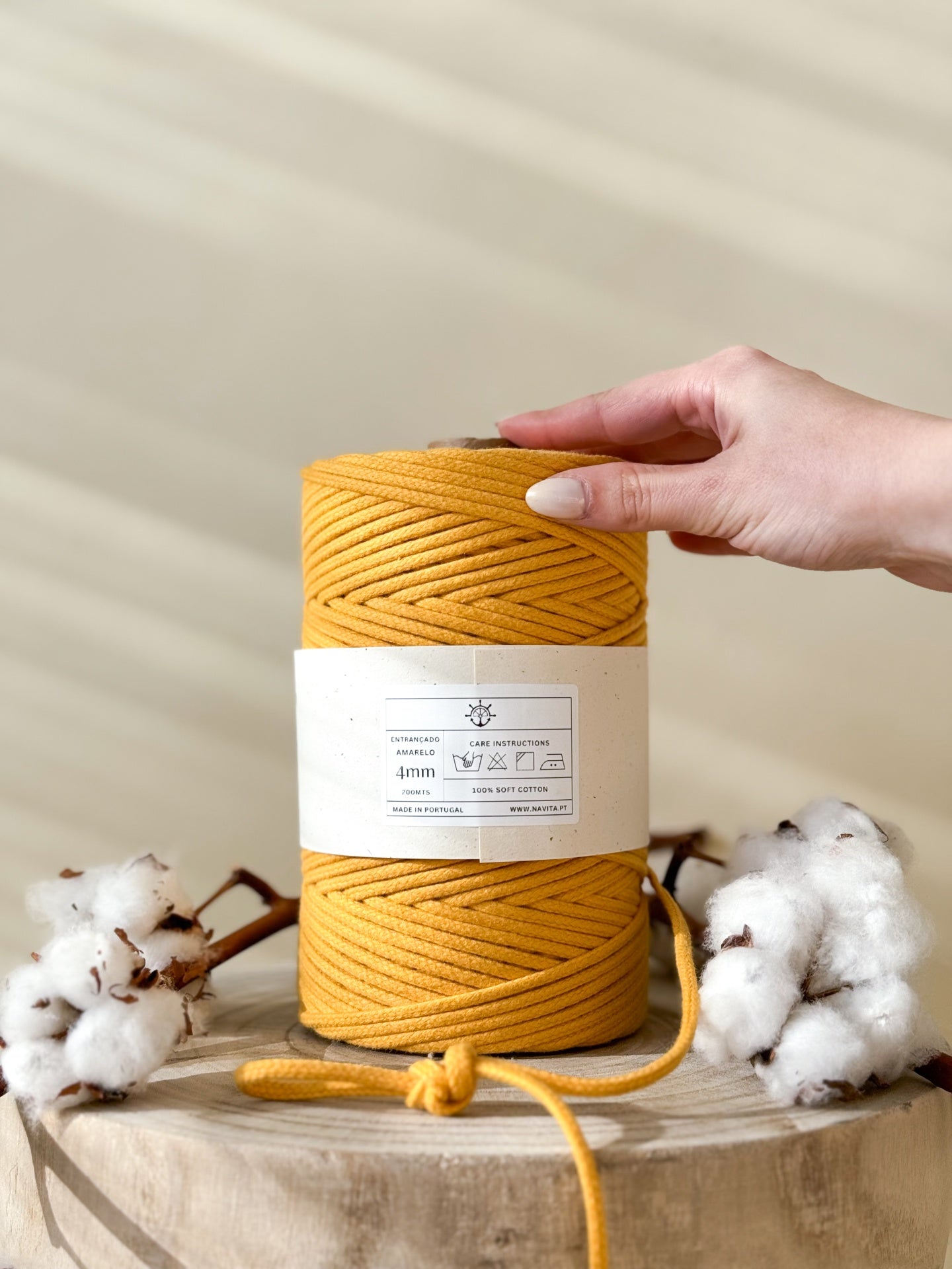 Braided Cotton Thread 4mm