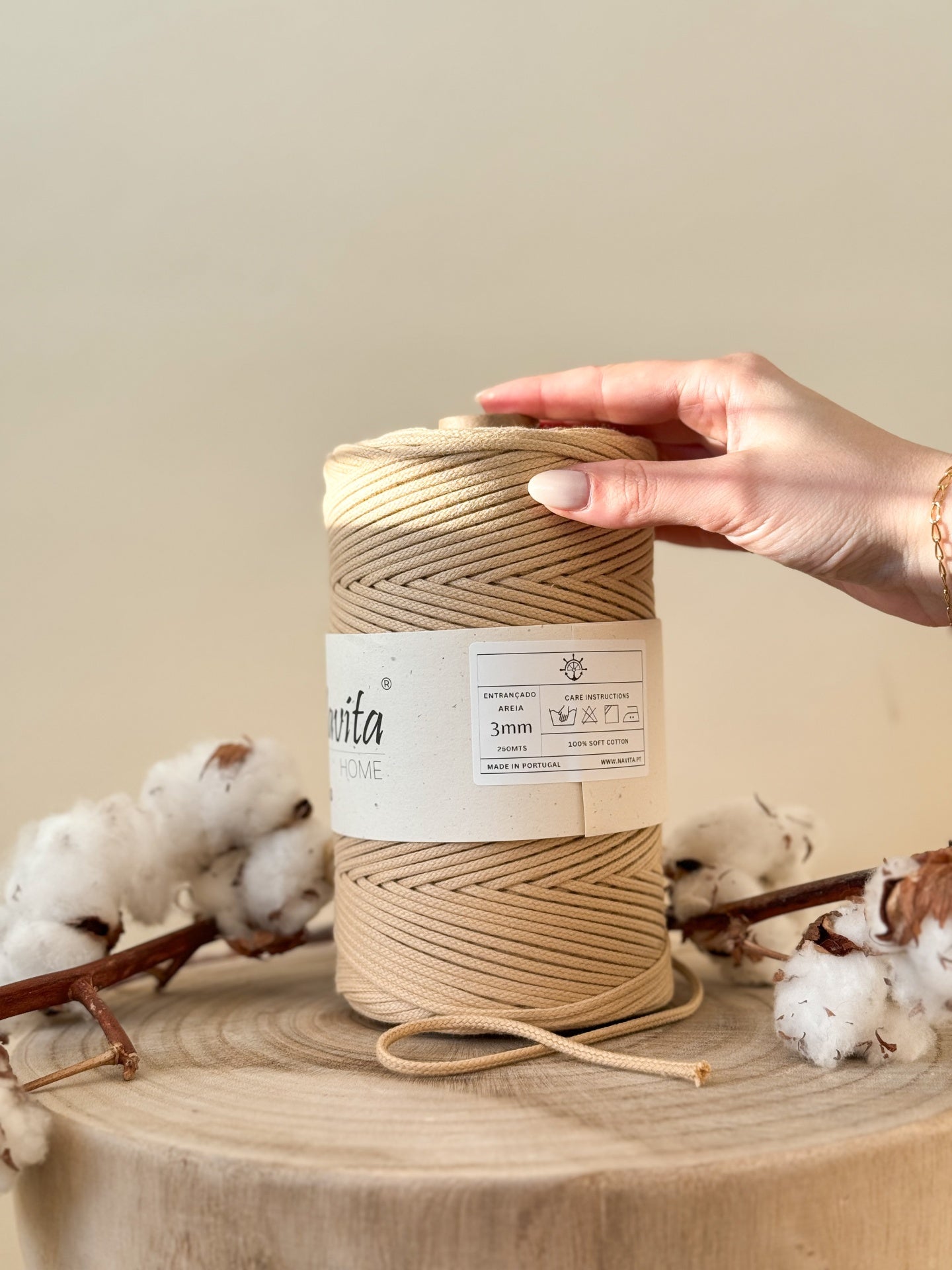 Braided Cotton Thread 4mm