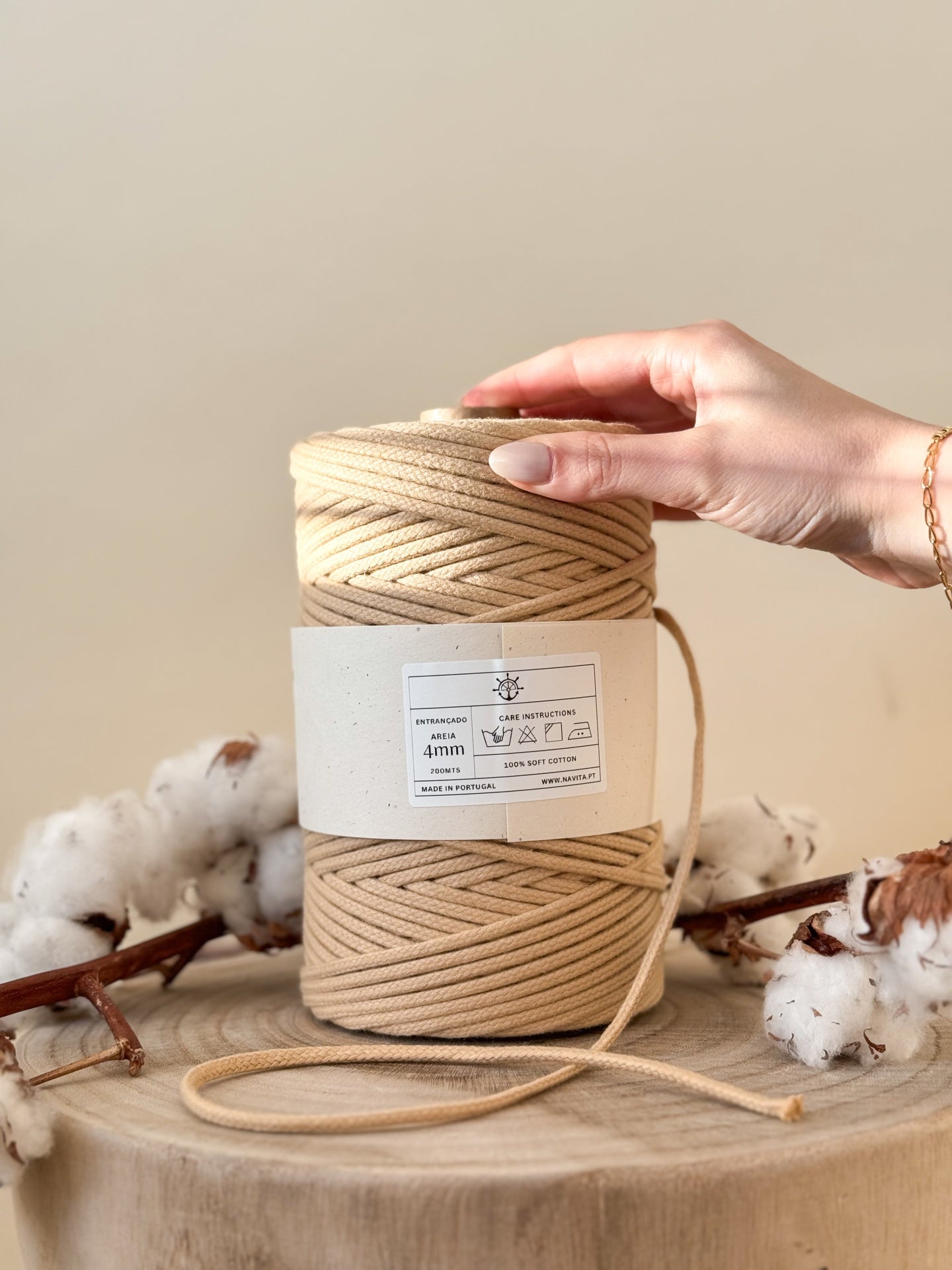 Braided Cotton Thread 4mm