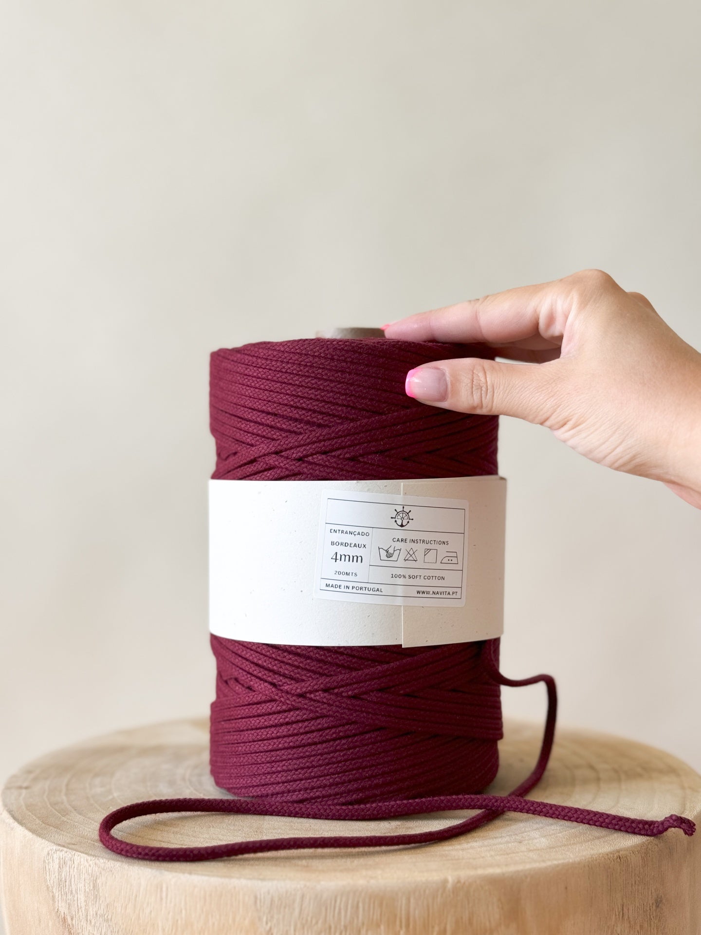 Braided Cotton Thread 4mm