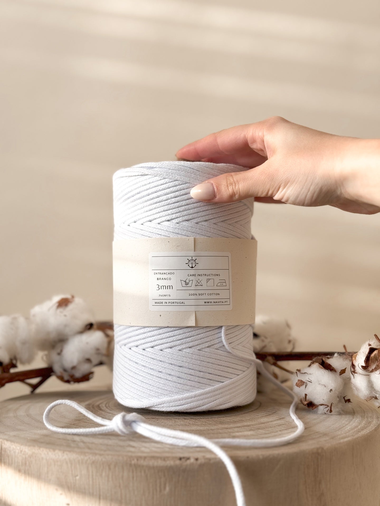 Braided Cotton Thread 4mm