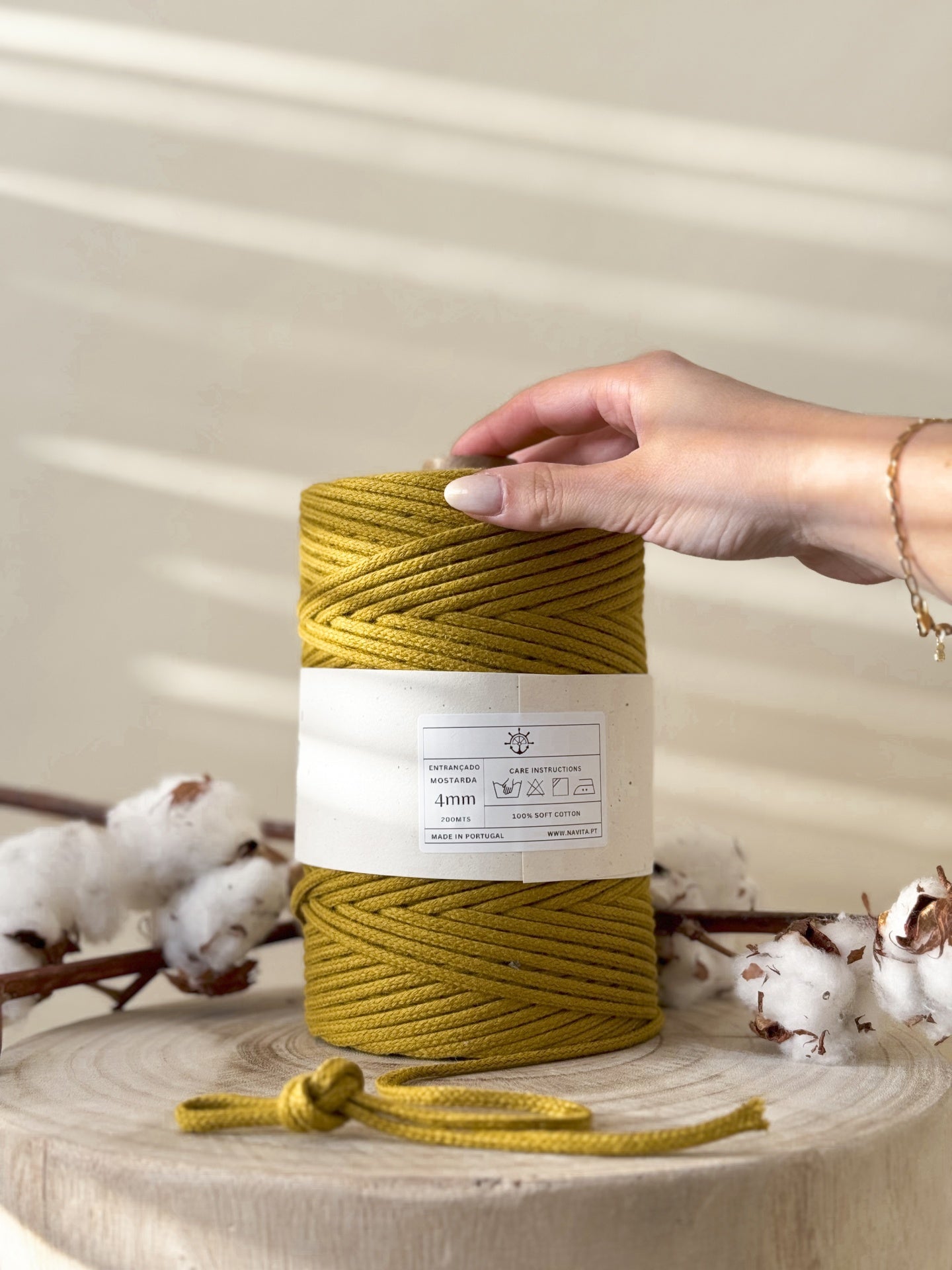 Braided Cotton Thread 4mm