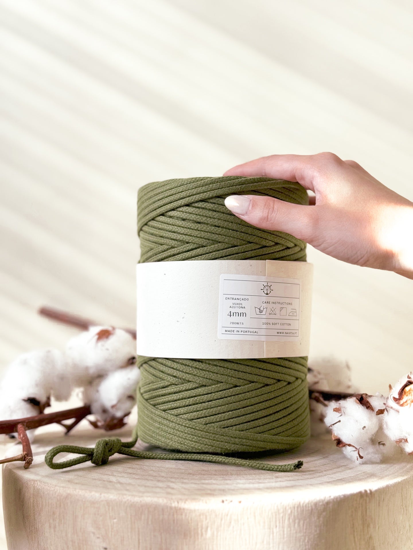 Braided Cotton Thread 4mm