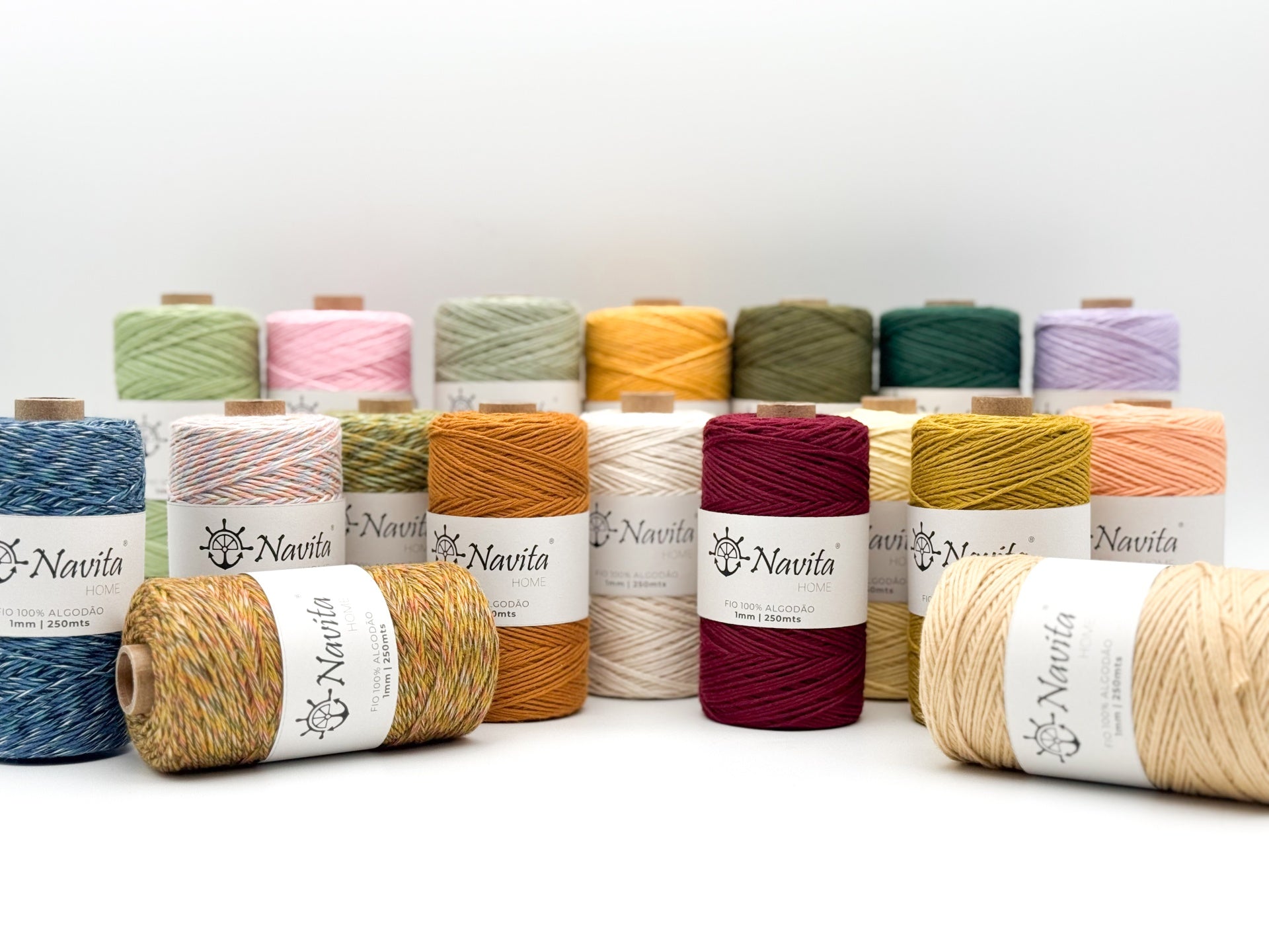 Fio 100% Algodão Amigurumi 1mm