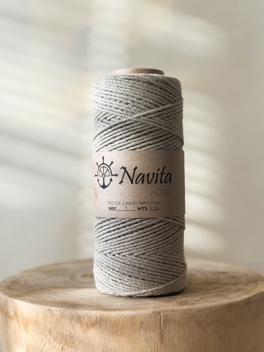 100% Linen Twisted Cord