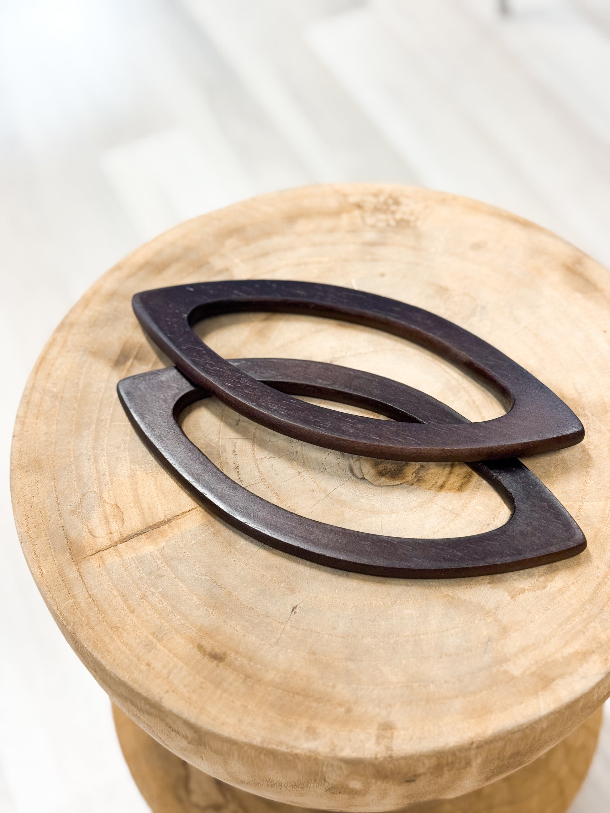 Alças para bolsa Madeira Oval