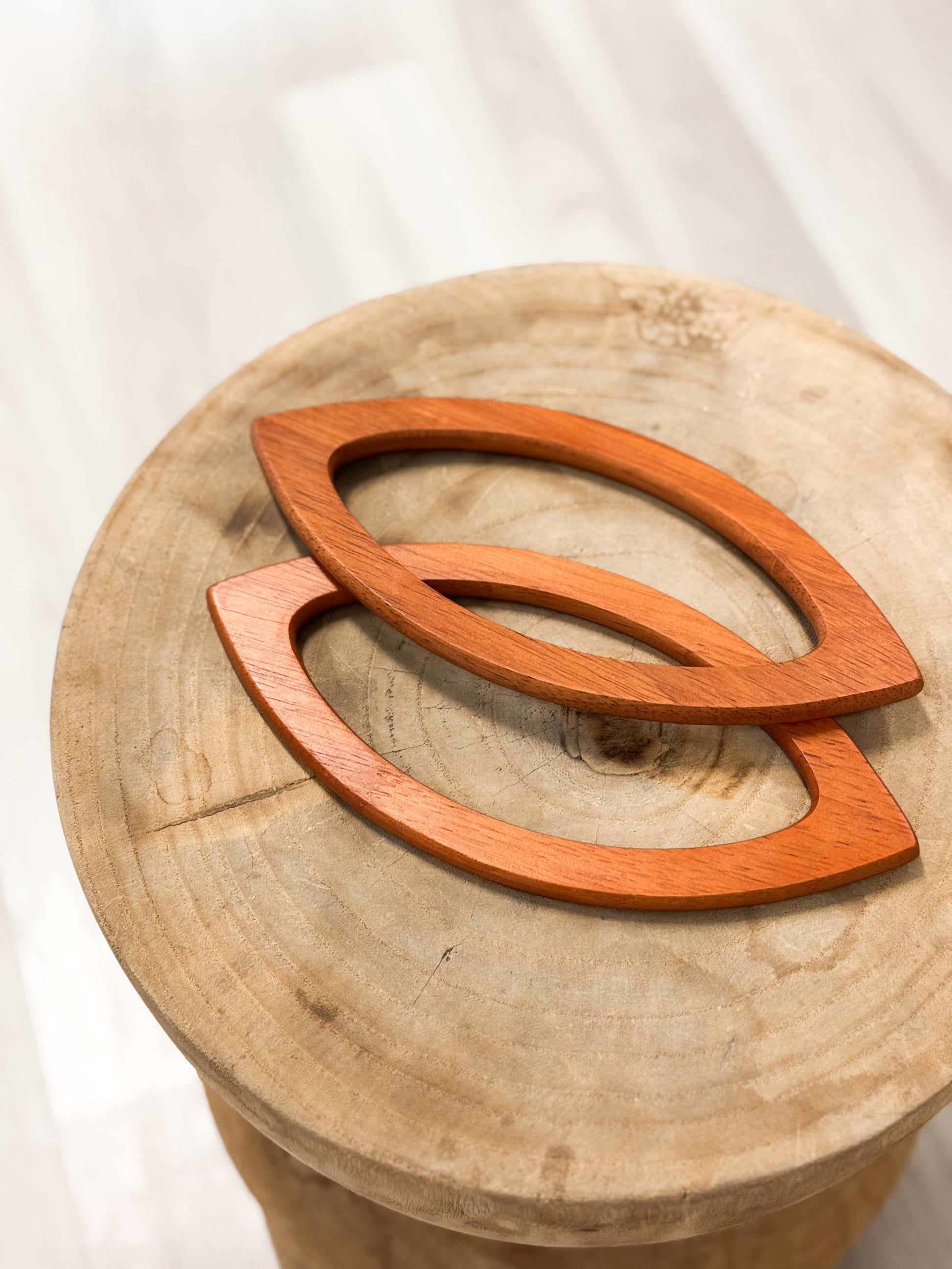 Alças para bolsa Madeira Oval