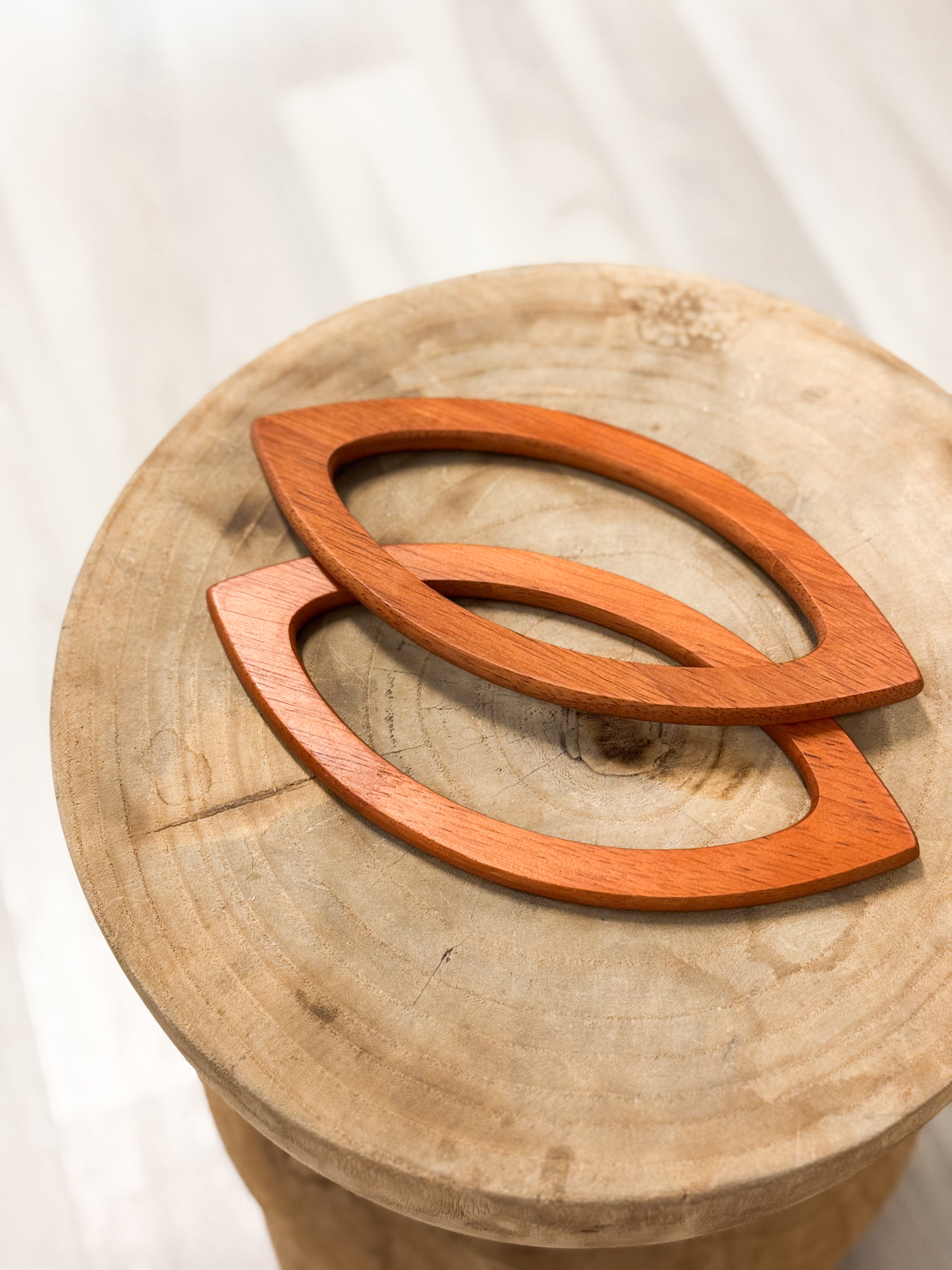 Alças para bolsa Madeira Oval