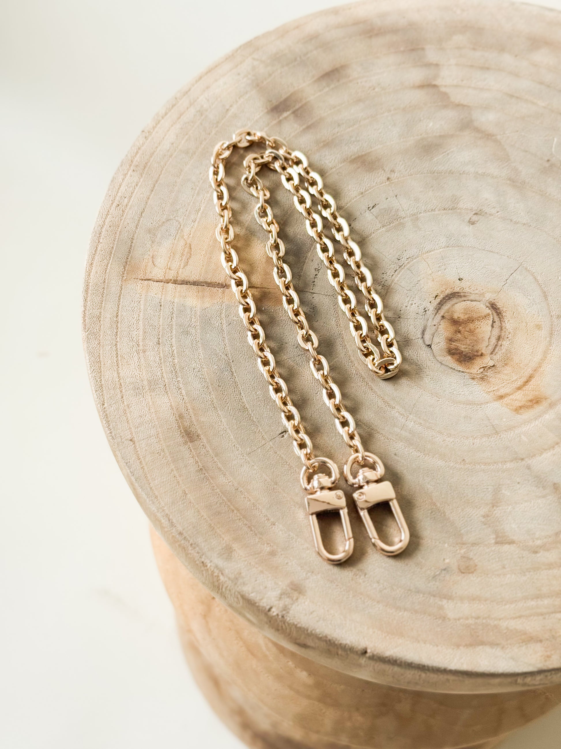 Alças para bolsa dourada 60cm